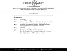 Tablet Screenshot of cosmicgate.com